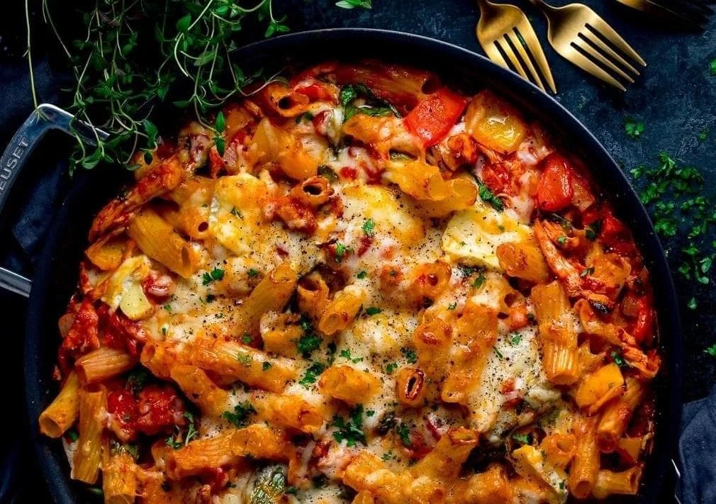 Leftover Pasta Bake