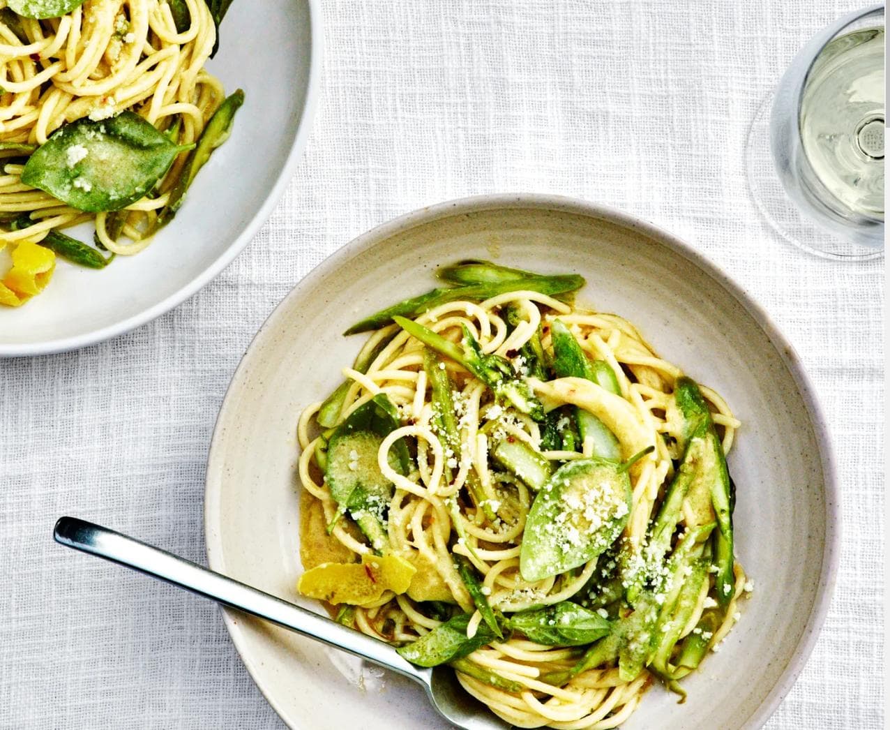Lemon Asparagus Pasta